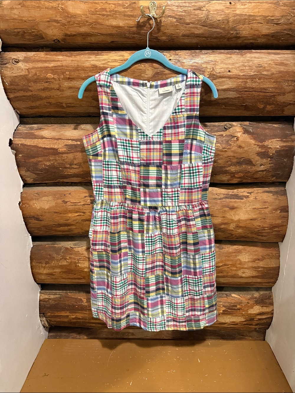 😍2!!!Great condition vintage L.L. Bean 4 Petite Dress/w pockets & Brown INC